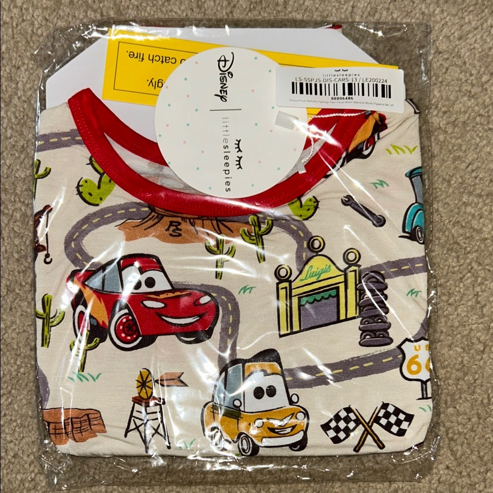 Little Sleepies Disney Cars Short SleeveShorts set
